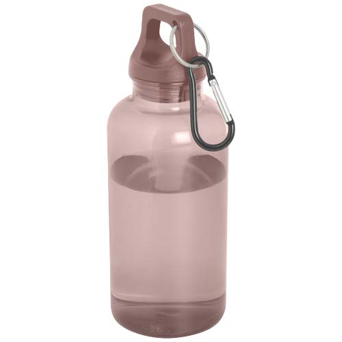 Bouteille promotionnelle avec mousqueton 400ml Oregon Rose poudré